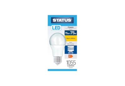 Status 11w Led Gls E27 Warm White Bulb (11SLGWE27P1B10)