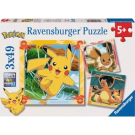 Ravensburger Pokemon 3x49psc Puzzle (12004062)