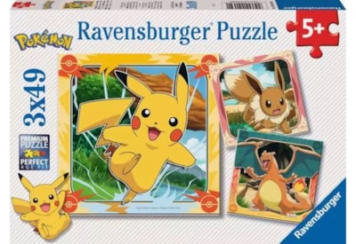 Ravensburger Pokemon 3x49psc Puzzle (12004062)