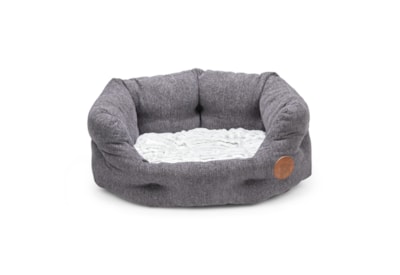 Petface Grey Slate Oval Pet Bed Sm (15242)