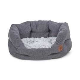 Petface Grey Slate Oval Pet Bed Med (15243)