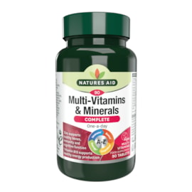 Natures Aid Complete Multi-vitamins & Minerals A-z 90s (16720)