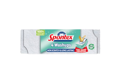 Spontex Non Scratch Washups 4pk (19400202)