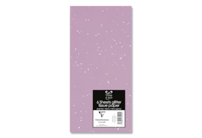 Glitter Tissue Paper Lilac 6sheet (20910-LC)