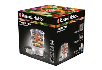 Russell Hobbs - 3 Tier Steamer White (21140)