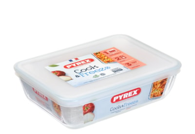 Pyrex Rectangle Storage Dish & Lid 1.5ltr (242P000)