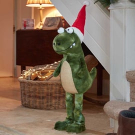 Three Kings Green Festive Xl Dino Standing 85cm (2531549)