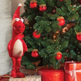 Three Kings Red Festive Dino Standing (2531579)