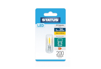 Status 2w Led G9 Warm White Bulb (2SLG9WC1T10)