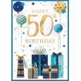 Simon Elvin 50th Birthday Card C50 (3062650TH)