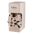 Totes Isotoner Novelty Dalmation Faux Fur Slippers Small (3125JDALS)