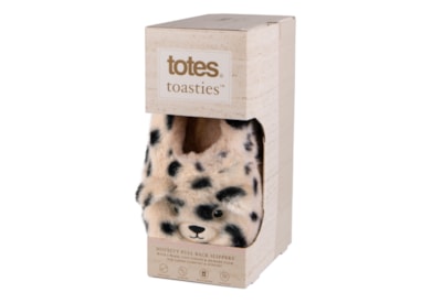 Totes Isotoner Novelty Dalmation Faux Fur Slippers Small (3125JDALS)