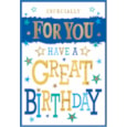 Simon Elvin Contempory Male Birthday Card (31576)