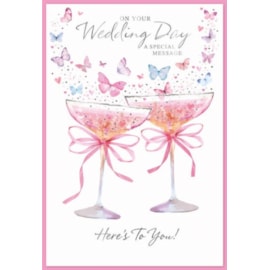 Simon Elvin Traditional Wedding Day Card (31620)