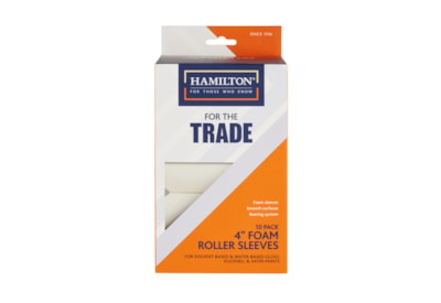 Hamilton For The Trade 4" Gloss Roller Sleeves 10 Pack (3281610-40)