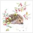 Ambiente Napkin Hedgehog In Winter 33cm (33316595)