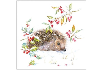 Ambiente Napkin Hedgehog In Winter 33cm (33316595)