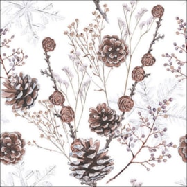 Ambiente Napkin Pine Cones 33cm (33317835)