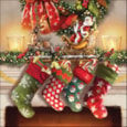 Ambiente Napkin Hanging Stockings 33cm (33317980)