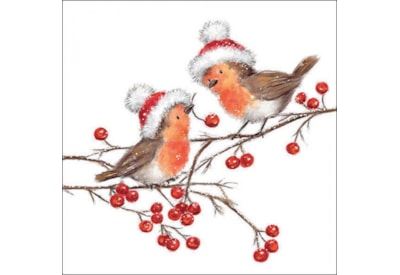 Ambiente Napkin Christmas Robin 33cm (33318865)