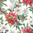 Ambiente Napkin Christmas Florals 33cm (33318875)