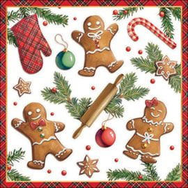 Ambiente Napkin Gingerbread Cookies 33cm (33318880)