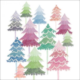 Ambiente Napkin Watercolour Trees 33cm (33319115)