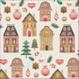 Ambiente Napkin Christmas At Home Cream 33cm (33319301)