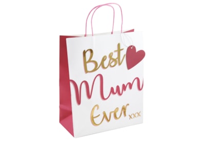 Eurowrap Best Mum Ever Gift Bag Large (33535-2C)