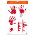 Halloween Blood Clear Window Stickers 60cm (33787-STIC)