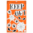 Halloween Spooky Clear Window Stickers 60cm (33793-STIC)