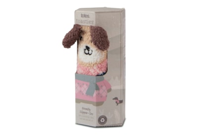 Totes Isotoner Novelty Super Soft Slipper Socks Dog (3403JDOG)