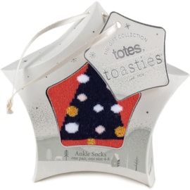 Totes Isotoner Novelty Ankle Socks Tree (3438FTRE)