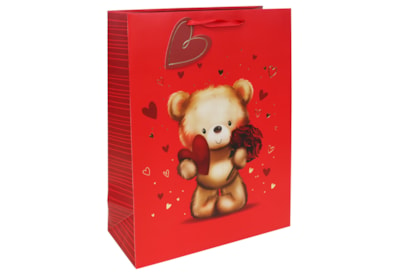 Valentines Cute Bear Gift Bag Xl (34843-1WC)