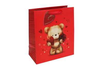 Valentines Cute Bear Gift Bag Large (34843-2C)