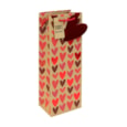 Kraft Hearts Bottle Bag (34846-4C)