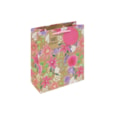 Kraft Floral Gift Bag Medium (34933-3C)