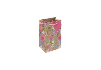 Kraft Floral Perfume Bag (34933-9C)