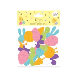 Easter 100pc Foam Stickers (35119-FC)