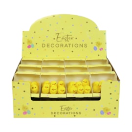 Easter 6pc Yellow Chicks Cdu (35134-CHIC)