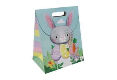 Easter Bunny Face Gift Bag Xw Gusset Large (35209-2WC)