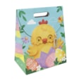 Easter Chick Face Gift Bag Xw Gusset Large (35212-2WC)