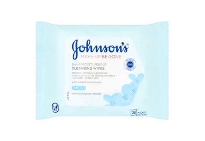 Johnson's Make Up Be Gone Wipes Moisturising 25s (75266)