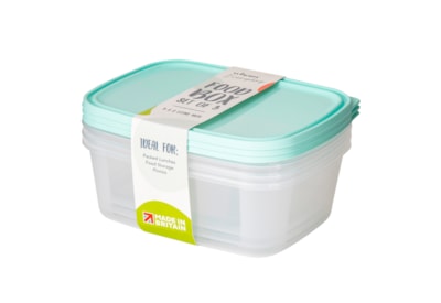 Wham Everyday Food Boxes Set Of 3 2ltr (35825)