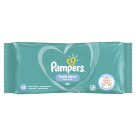 Pampers Baby Wipes Scented 52's (35951)