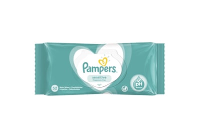 Pampers Baby Wipes Sensitive 52's (35952)