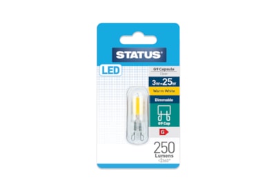 Status 3w Led G9 Warm White Dimmable Bulb (3SLDG9WC1T10)