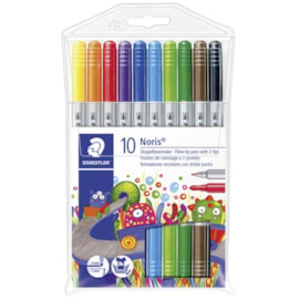 Staedtler Double Ended Fibre Tip   * 10's (320NWP10)