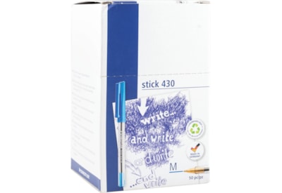 Staedtler S.stick Pens Blue (430M3CP5)