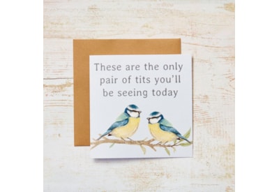 Blue Tits Humour Card (4BB300)